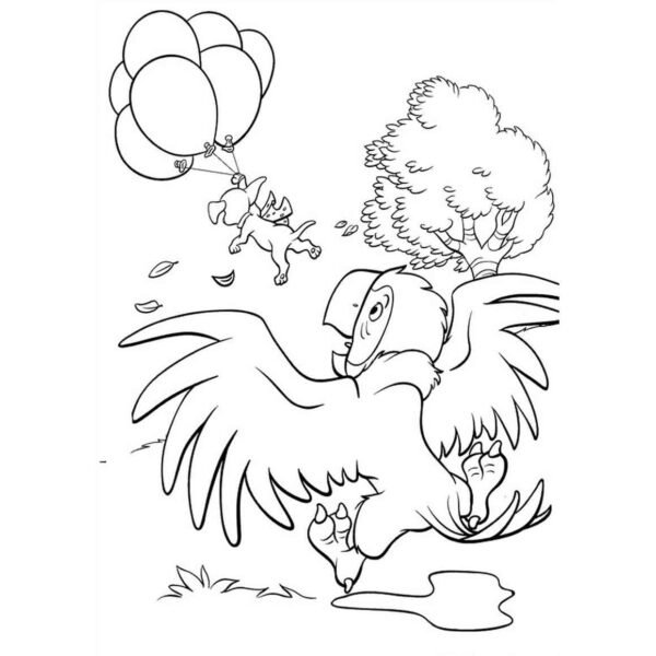 102 dalmatas loro persiguiendo globos