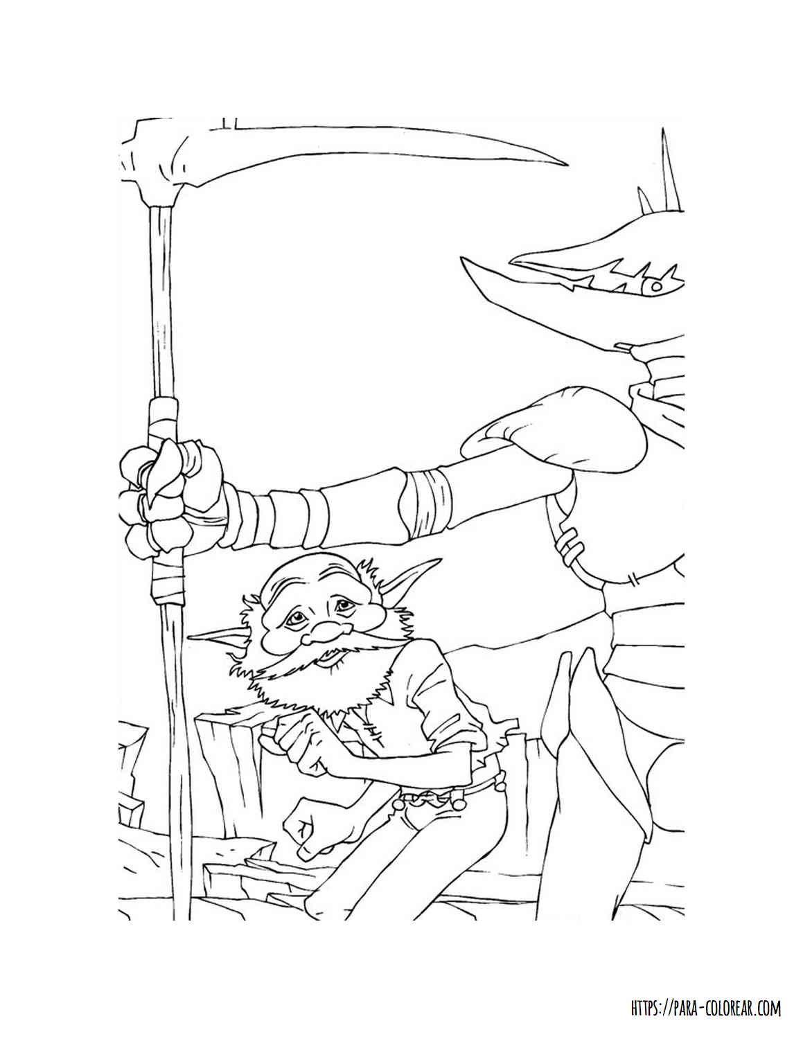 Dibujo De Arthur Y Los Minimoys Emperador Sifrat Para Colorear Para Dibujo De Arthur Y Los Minimoys Emperador Sifrat Para Colorear Para