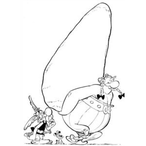 Asterix y obelix con piedra