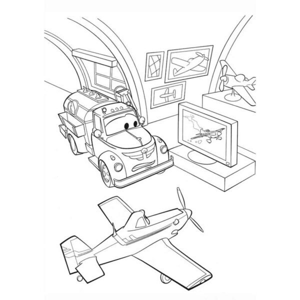 aviones televisor