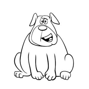 Dibujo bulldog