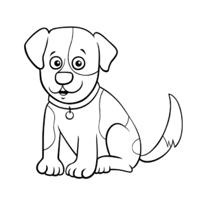 Dibujo perrito cachorro