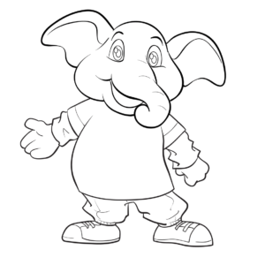 Elefante vestido
